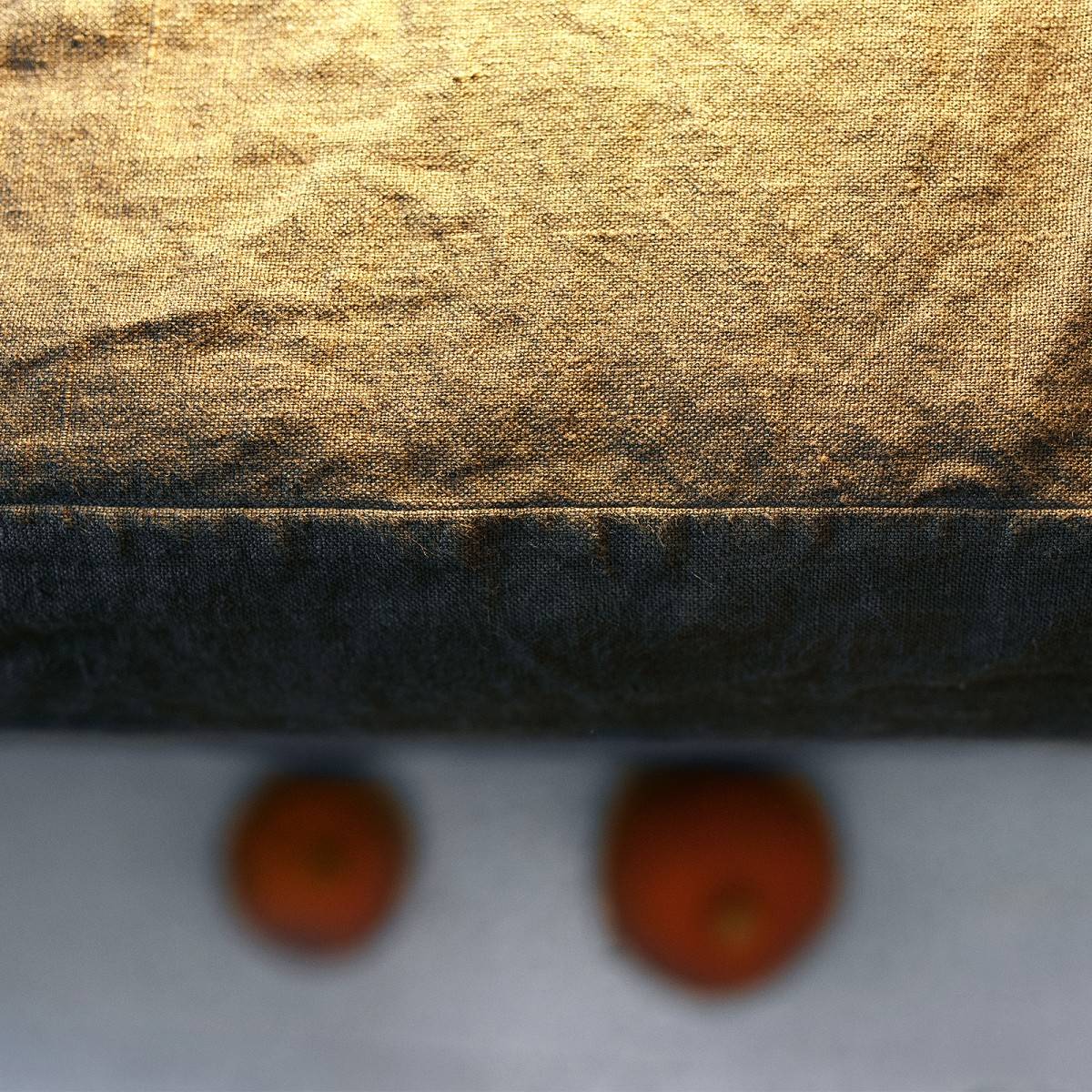 Pure Linen Warm Brown Fitted Sheet
