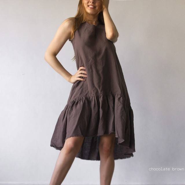 LINEN DRESS  sleeveless 